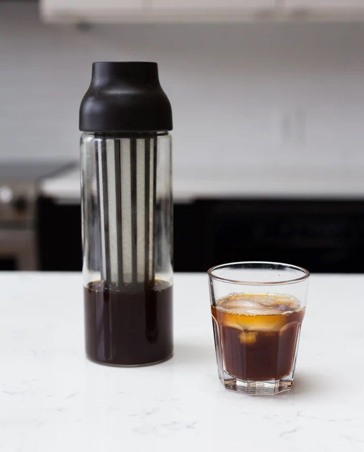 KINTO | CAPSULE | Cold Brew Carafe 1L/34oz Brown