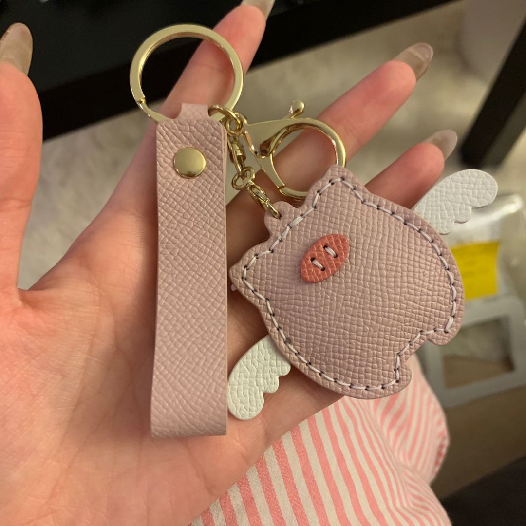 Flying Piggy Keychain