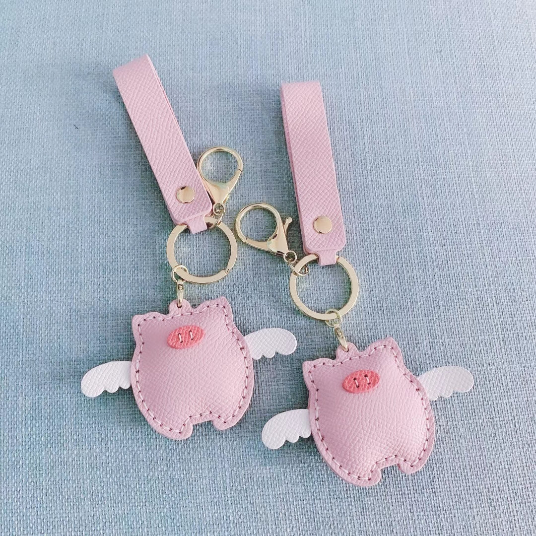 Flying Piggy Keychain