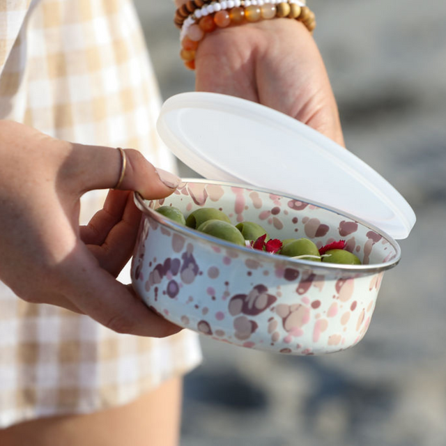 Crow Canyon | 13cm Storage Bowl with Lid (Desert Rose)