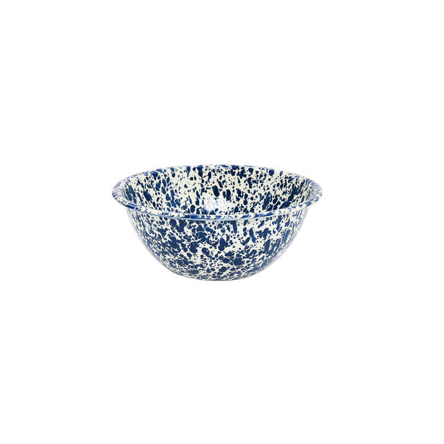 Crow Canyon | Splatter Series | Serving Bowl Navy & Cream