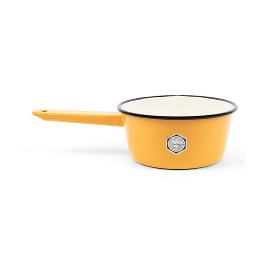 Crow Canyon | Camp Wandawega X CCH | Sauce Pot - Yellow with Brown Rim